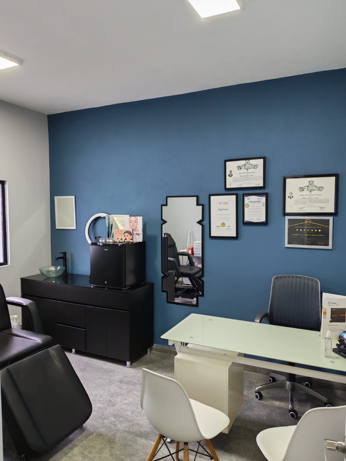 Área de atención de NewMe Medicina Estética